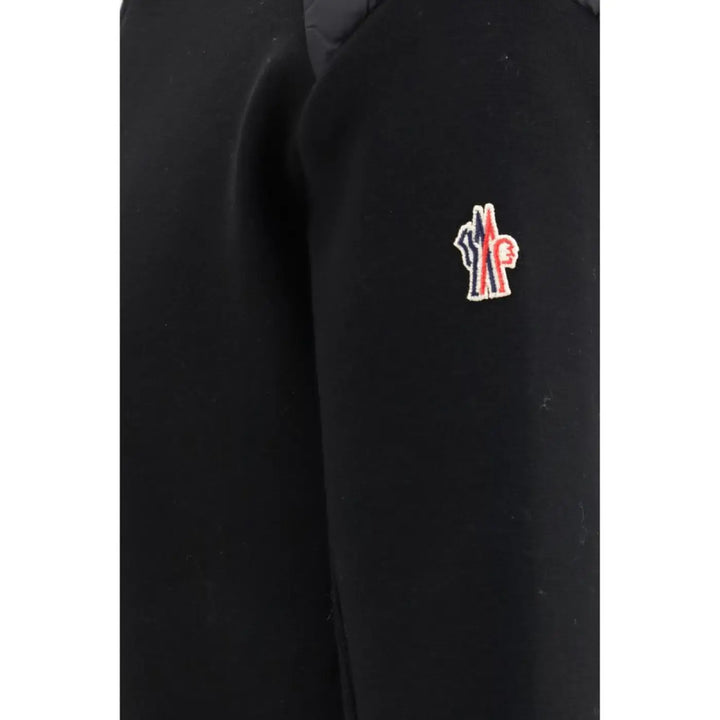 Moncler Grenoble Black Wool Oves Aries Cardigan