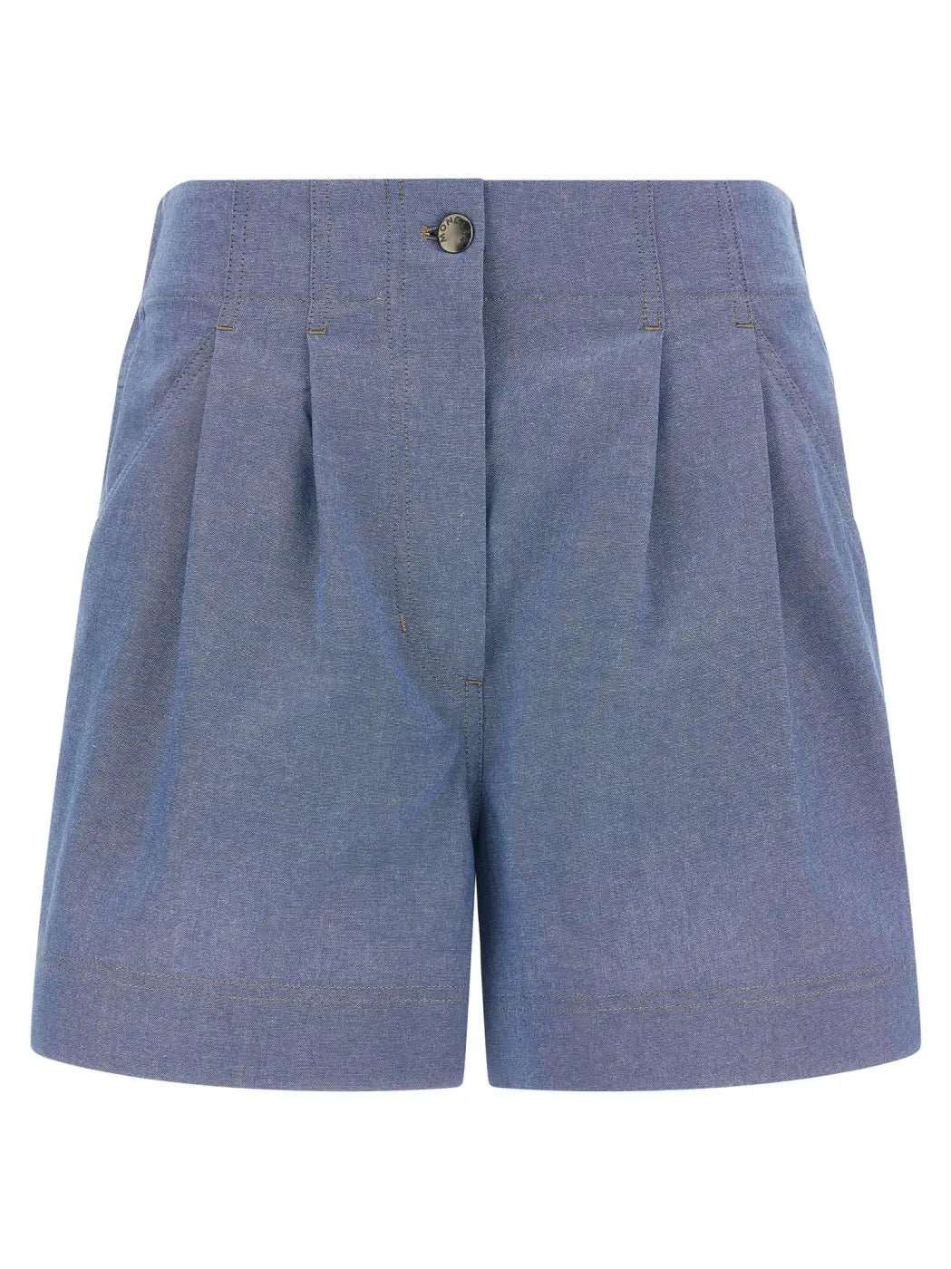 Moncler Grenoble Blue Cotton Bermuda Shorts