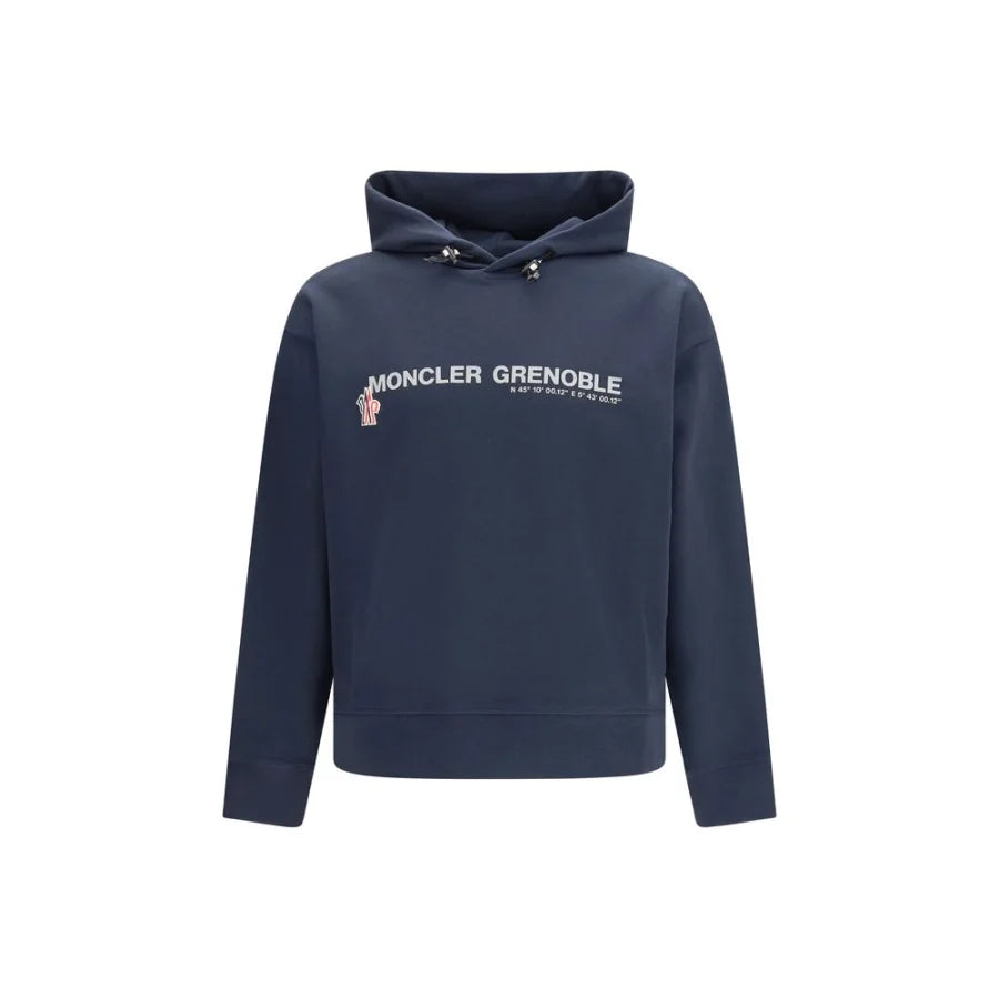 Moncler Grenoble Blue Cotton Sweatshirt