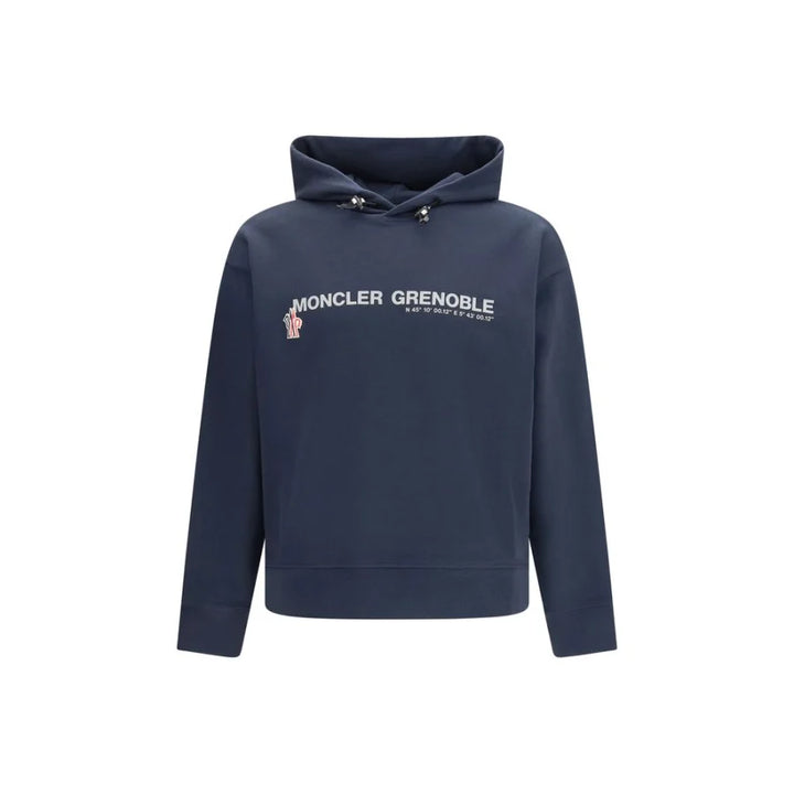 Moncler Grenoble Blue Cotton Sweatshirt
