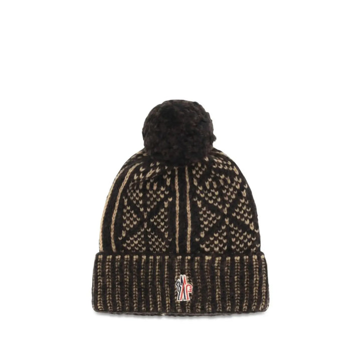Moncler Grenoble Brown Alpaca Vicugna Pacos Beanie