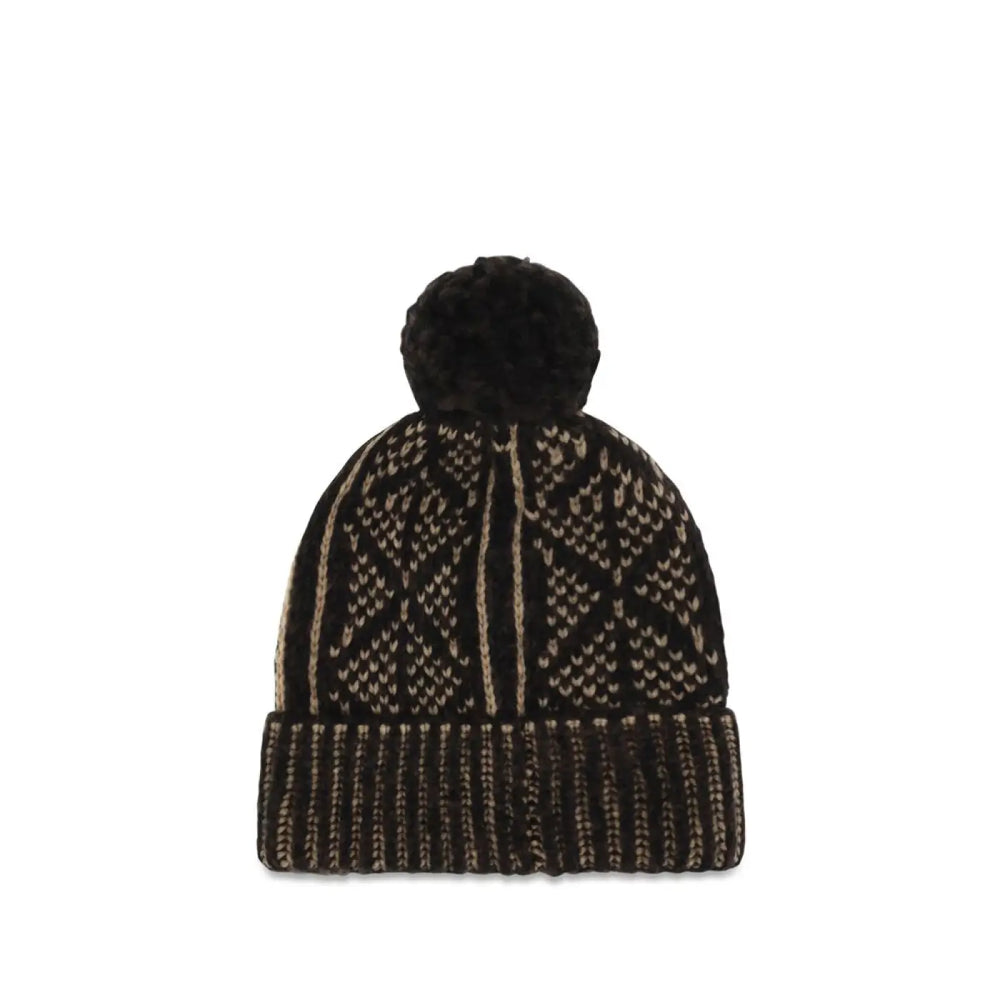 Moncler Grenoble Brown Alpaca Vicugna Pacos Beanie