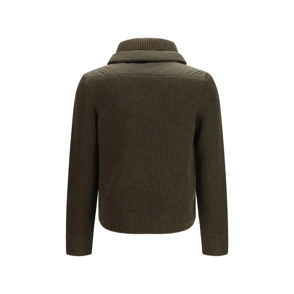 Moncler Grenoble Brown Wool Oves Aries Sweatshirt