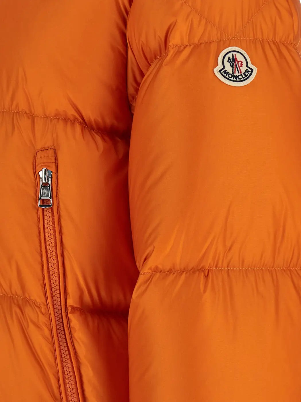 Moncler Orange Polyamide Full-length Jacket