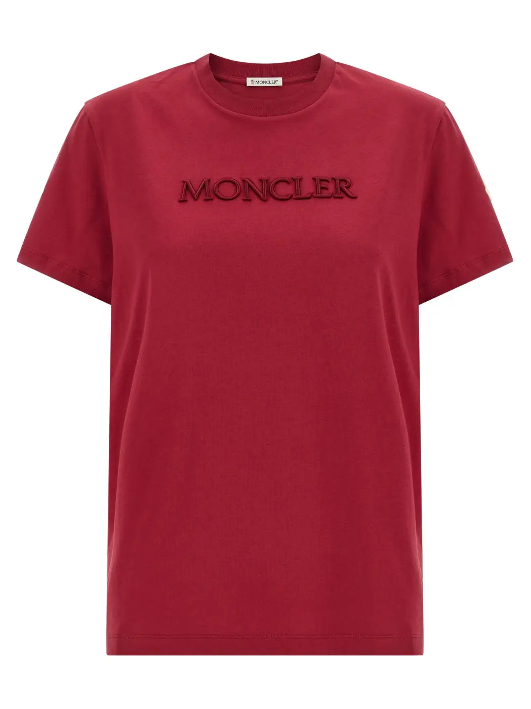 Moncler Red Cotton T-shirt