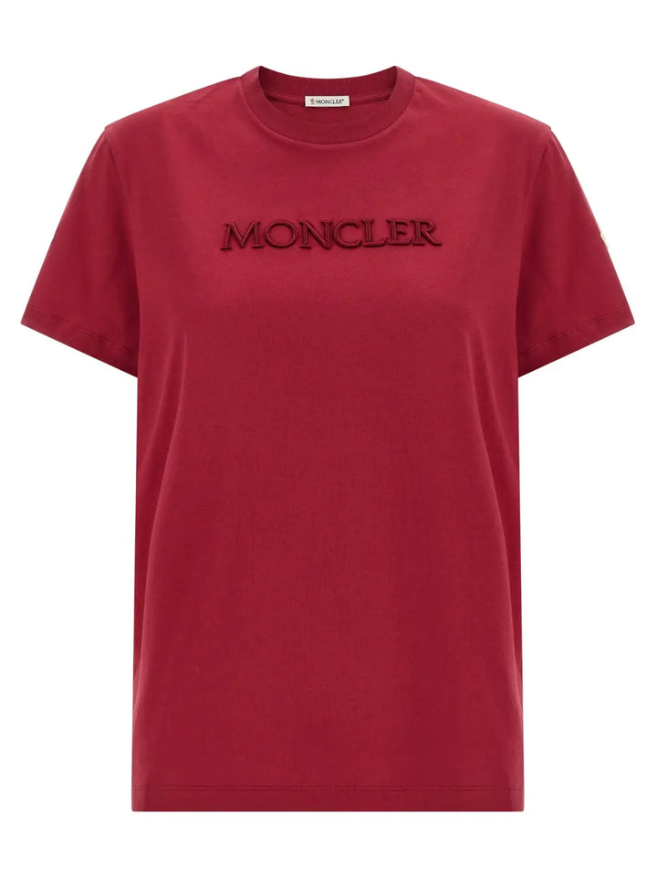 Moncler Red Cotton T-shirt