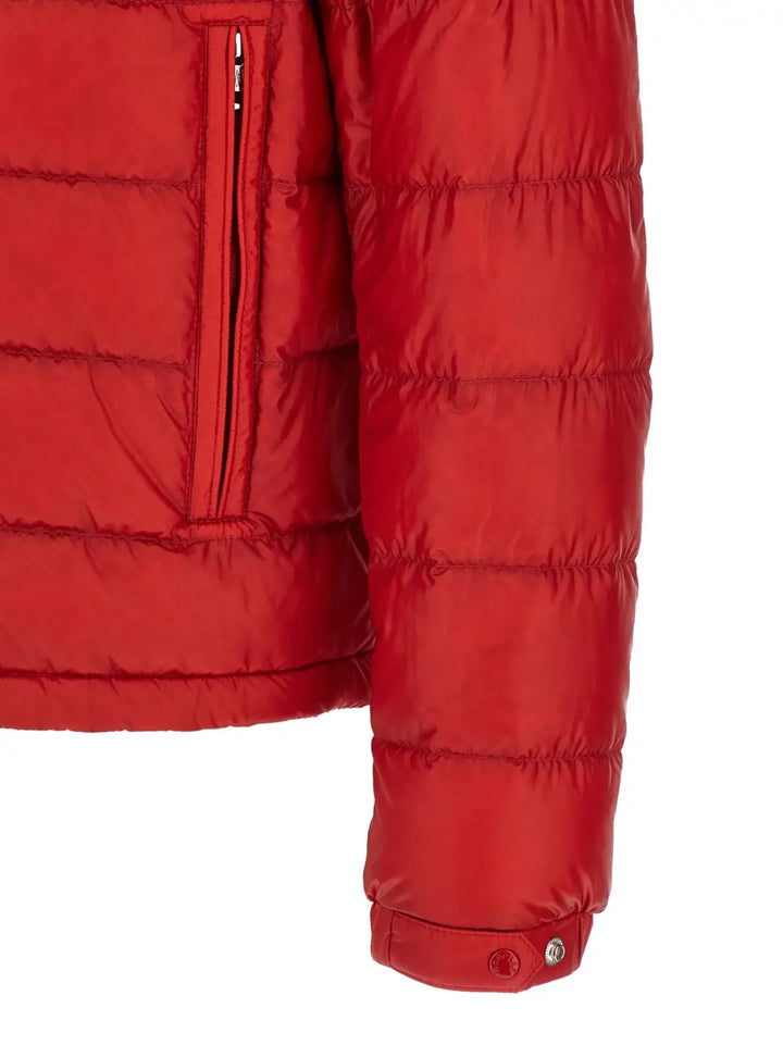 Moncler Red Polyamide Full-length Jacket