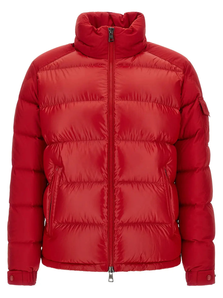 Moncler Red Polyester Full-length Jacket