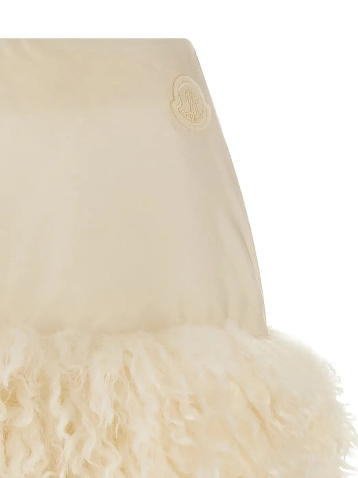 Moncler White Polyamide Long Skirt