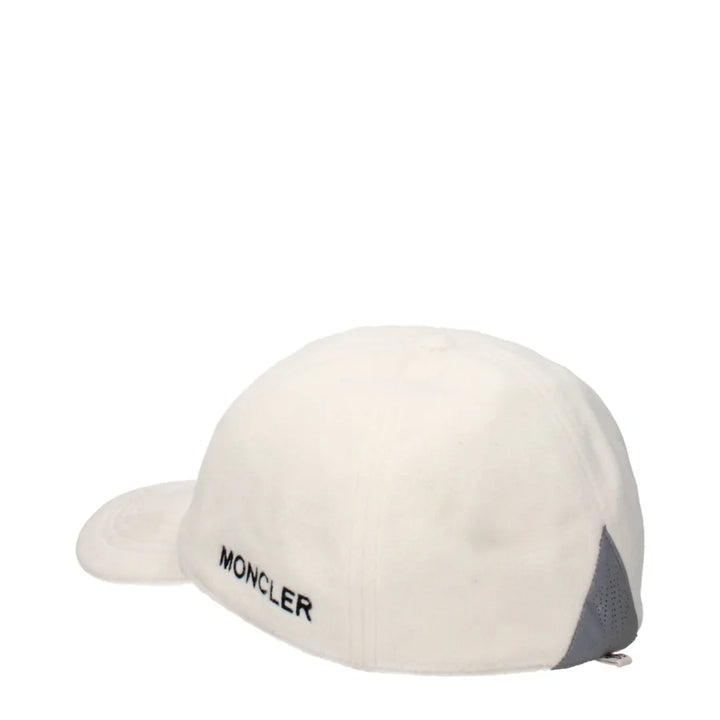 Moncler White Polyester Cap (Baseball Hat)