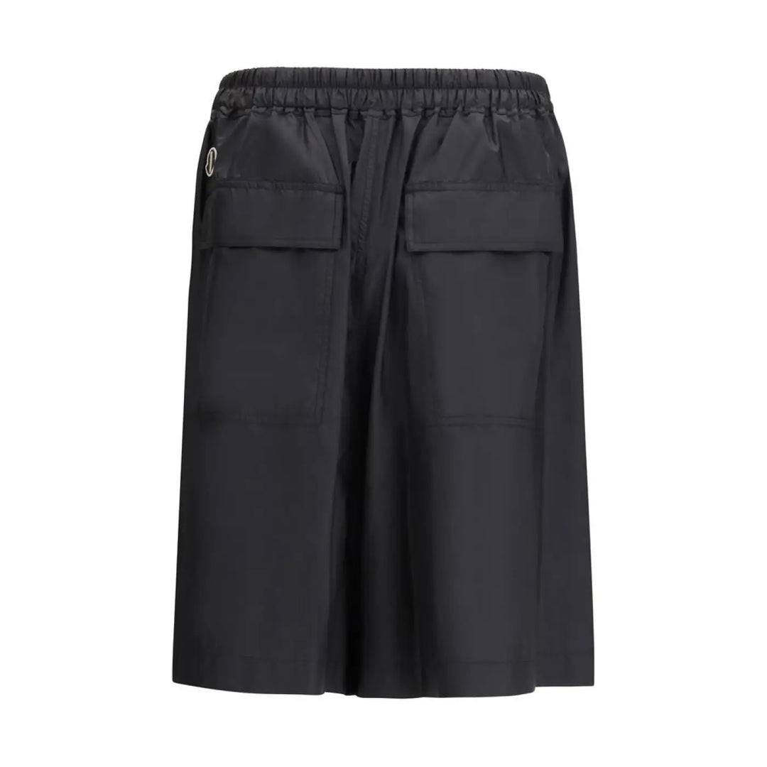 Moncler x Rick Owens Black Polyester Bermuda Shorts