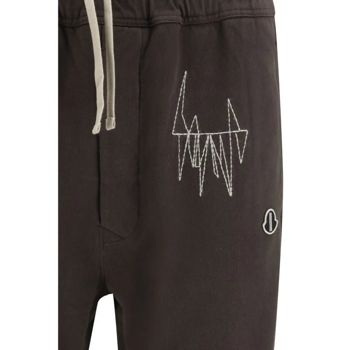 Moncler x Rick Owens Brown Cotton Athletic Pants