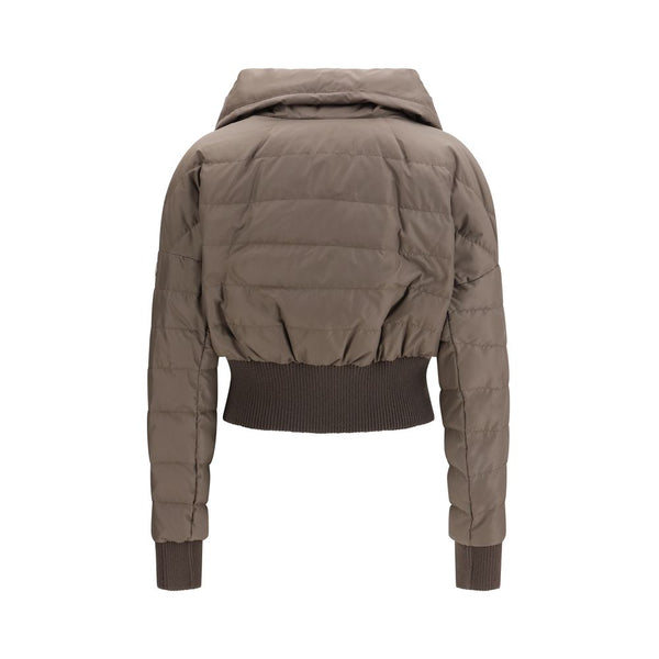 Moncler x Rick Owens Puffer Jackets - Brown Polyester Coat