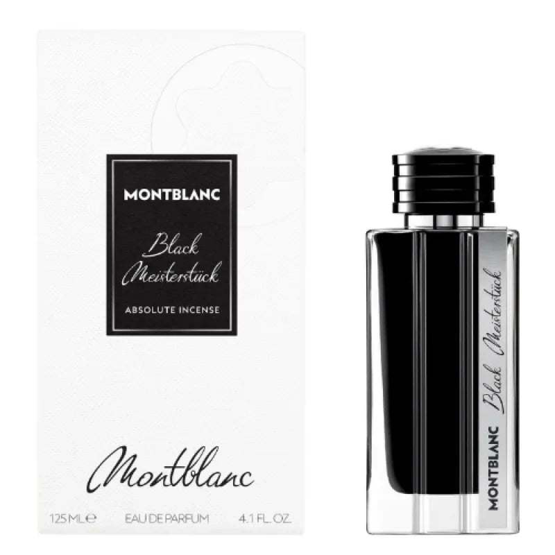 Mont Blanc Men’s Cologne - Black Meisterstuck Eau Unleashes Amber Woody Power