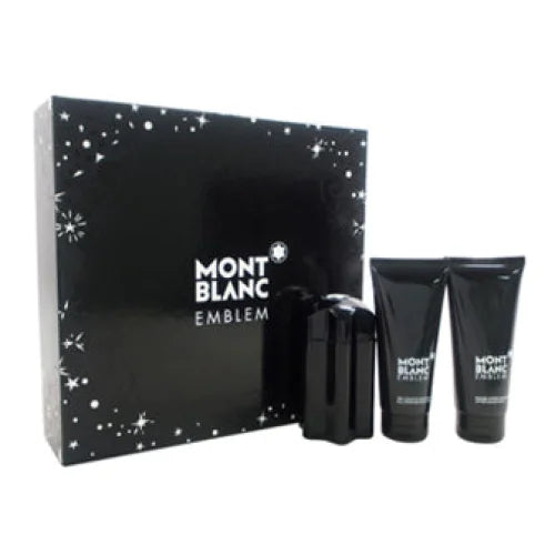 Mont Blanc Emblem Set Eau De Toilette and After Shave Balm for Men Men’s Gift Sets