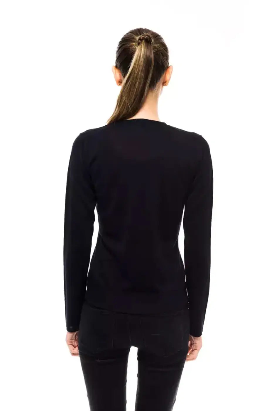 Montana Blu Blue Wool Women Sweater