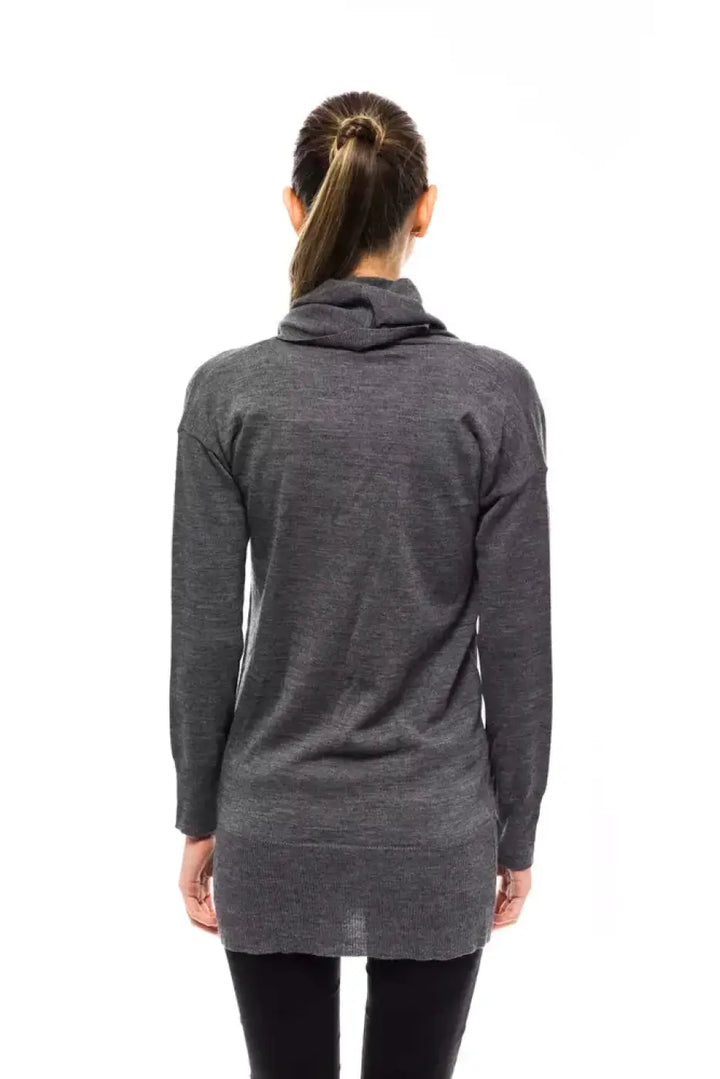 Montana Blu Gray Wool Women Sweater