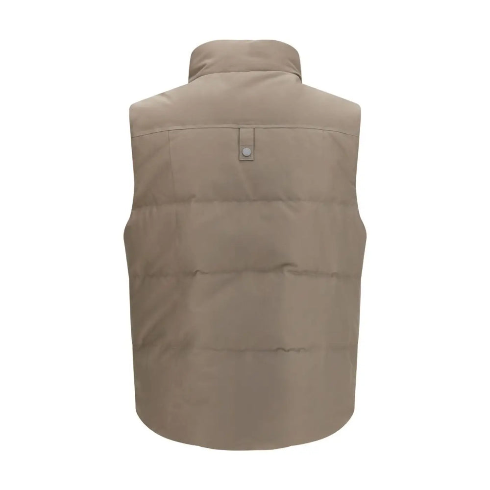 Moose Knuckles Beige Cotton Sleeveless Jacket