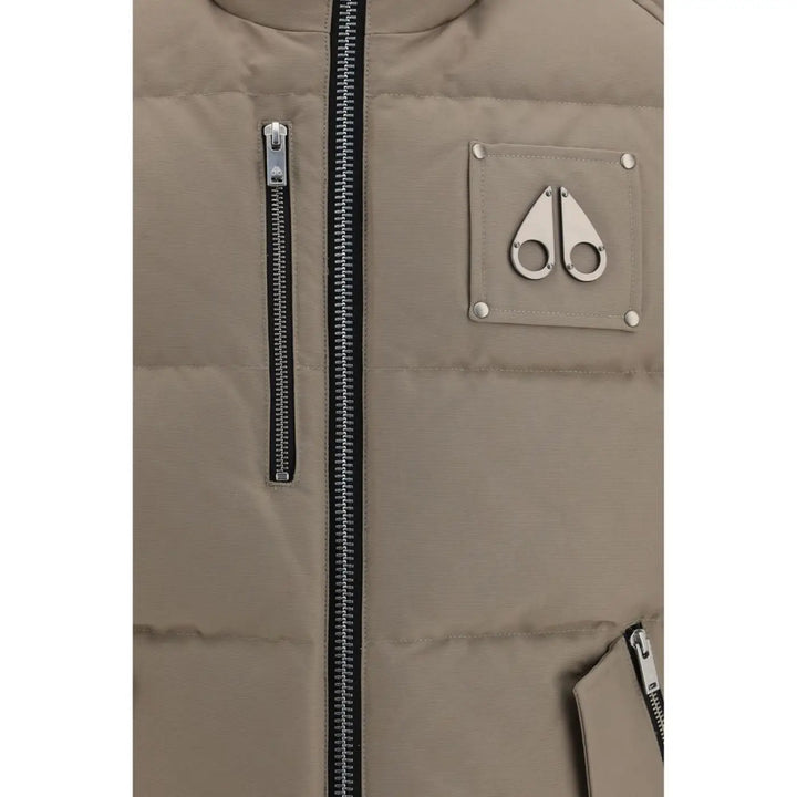Moose Knuckles Beige Cotton Sleeveless Jacket