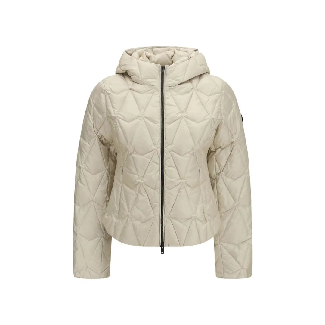 Moose Knuckles Beige Goose Down Full-length Jacket