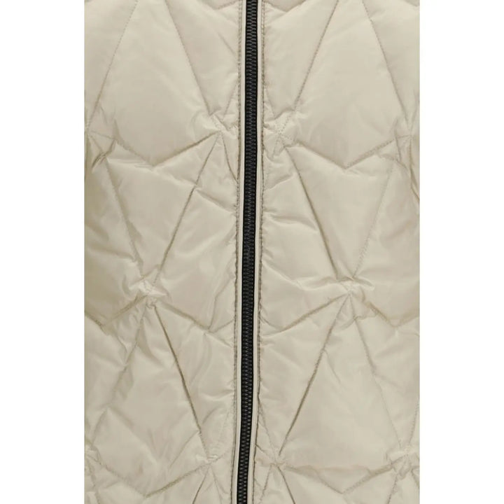 Moose Knuckles Beige Goose Down Full-length Jacket