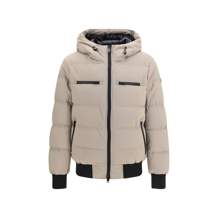 Moose Knuckles Beige Nylon Shell Jacket