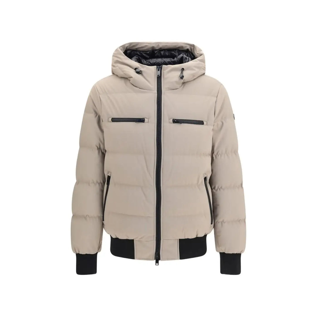 Moose Knuckles Beige Nylon Shell Jacket