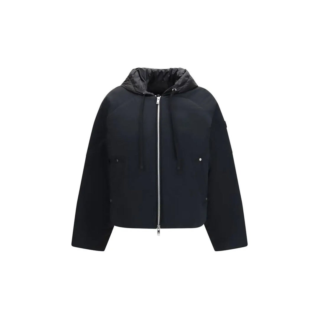 Moose Knuckles Black Nylon Bomber