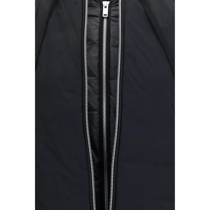 Moose Knuckles Black Nylon Bomber