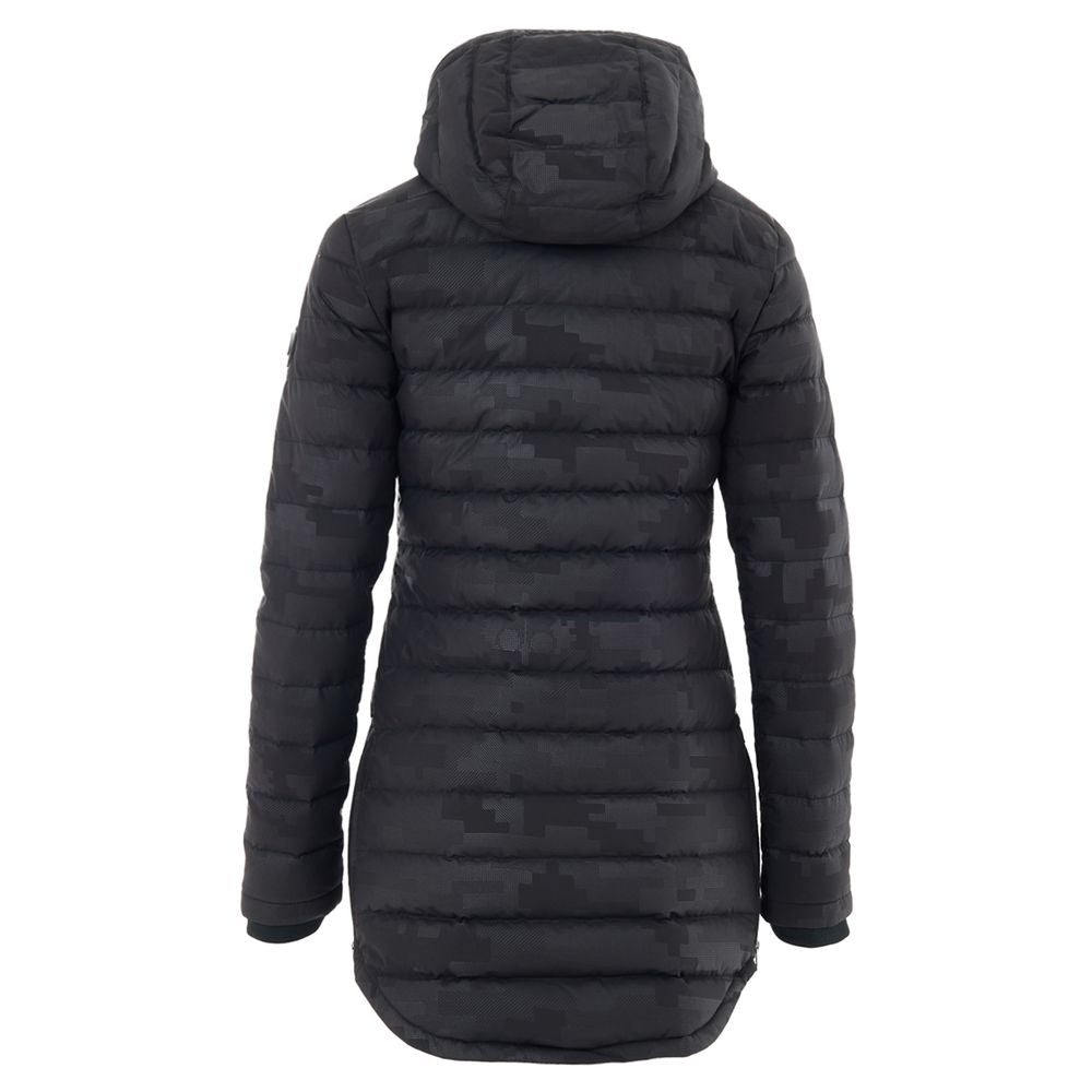 Moose Knuckles Puffer Jackets - Black Nylon Coat