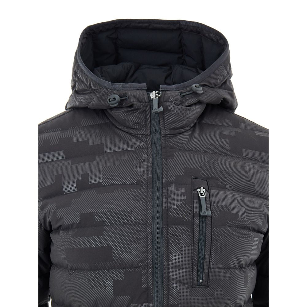 Moose Knuckles Puffer Jackets - Black Nylon Coat