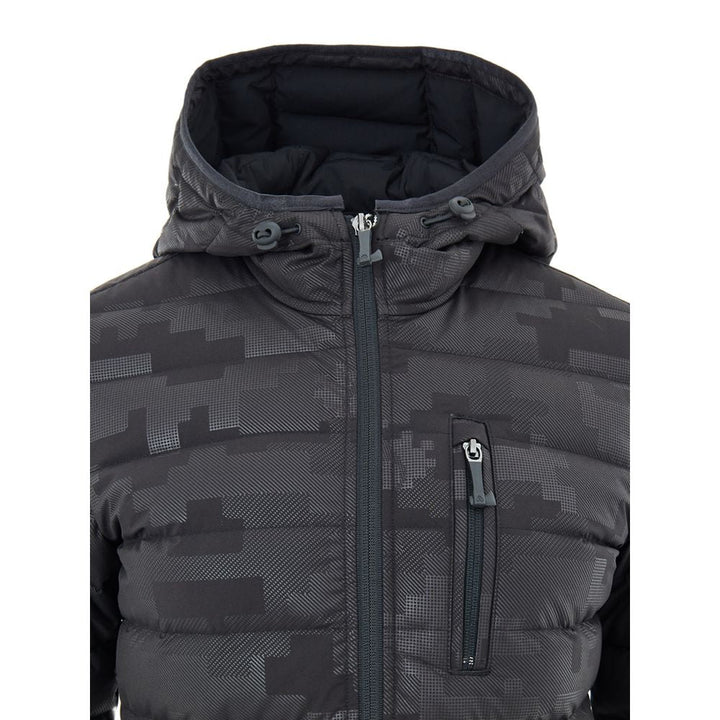 Moose Knuckles Puffer Jackets - Black Nylon Coat