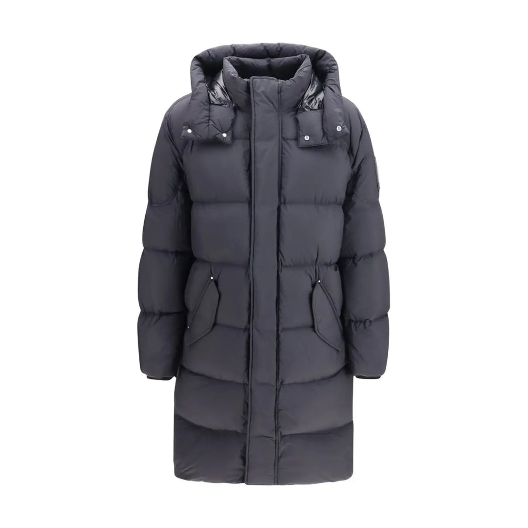 Moose Knuckles Black Nylon Coat