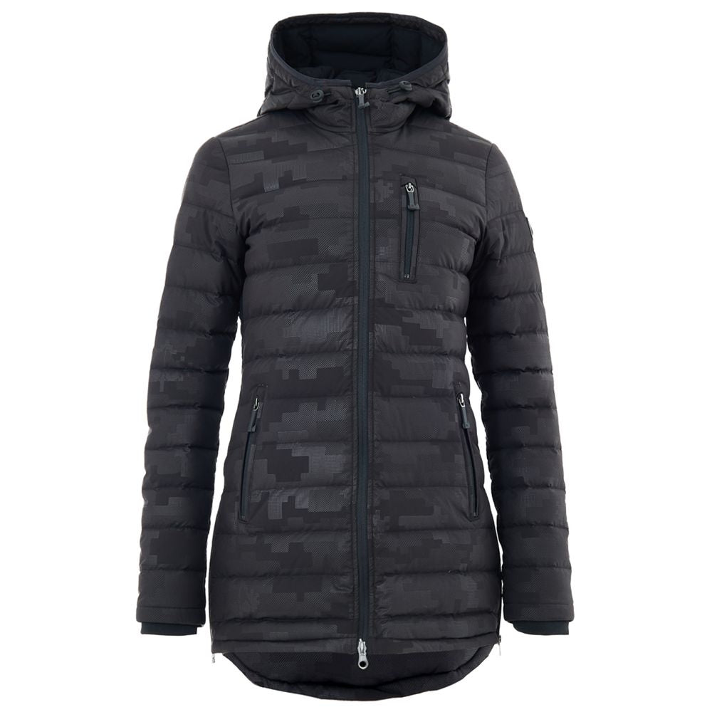 Moose Knuckles Puffer Jackets - Black Nylon Coat