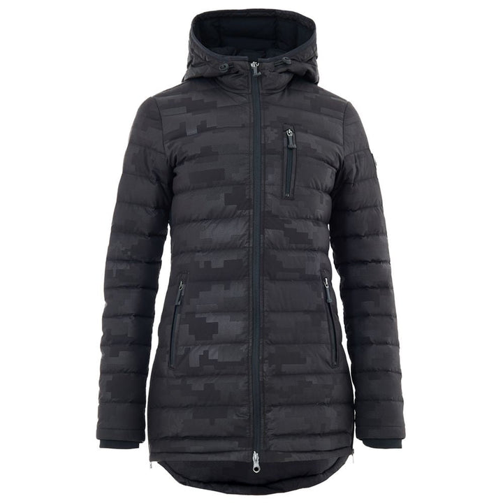 Moose Knuckles Puffer Jackets - Black Nylon Coat