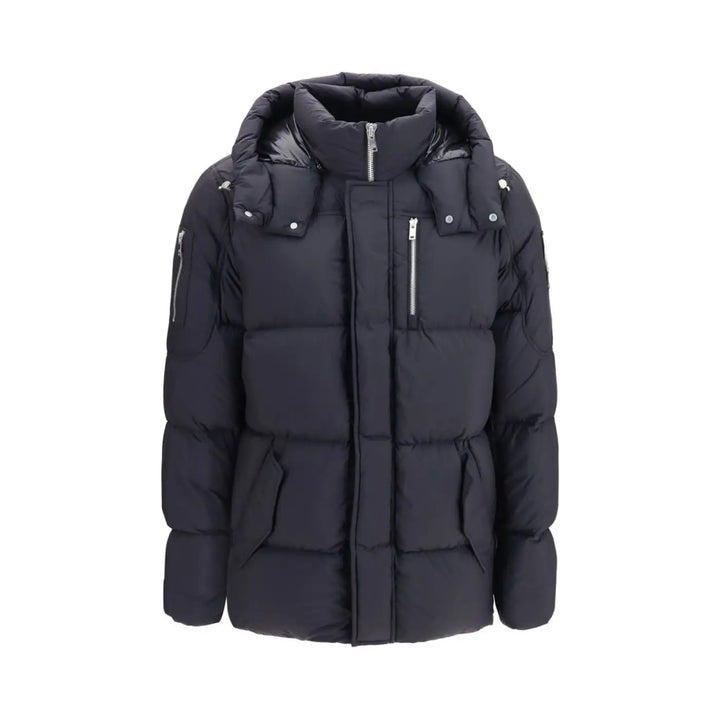 Moose Knuckles Black Nylon Full-length Jacket