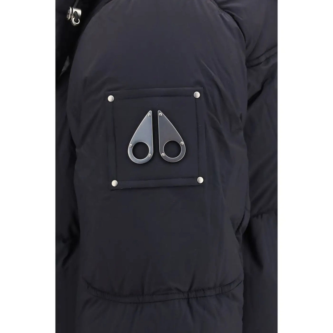 Moose Knuckles Black Nylon Full-length Jacket