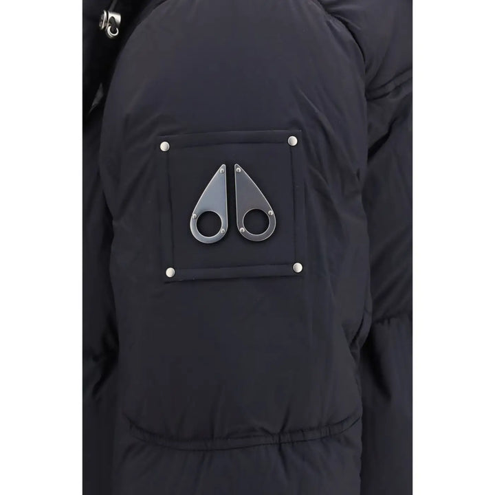 Moose Knuckles Black Nylon Full-length Jacket