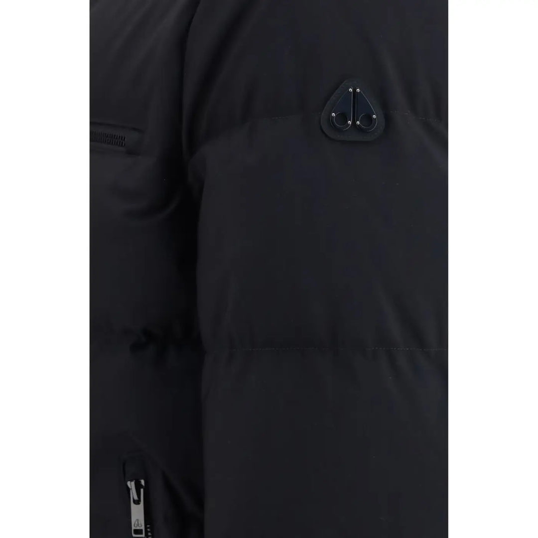 Moose Knuckles Black Nylon Full-length Jacket