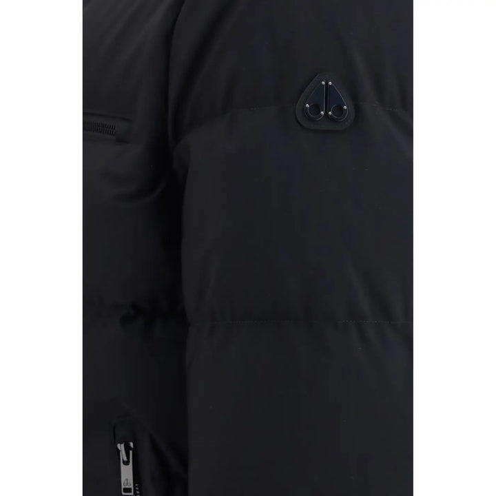 Moose Knuckles Black Nylon Full-length Jacket