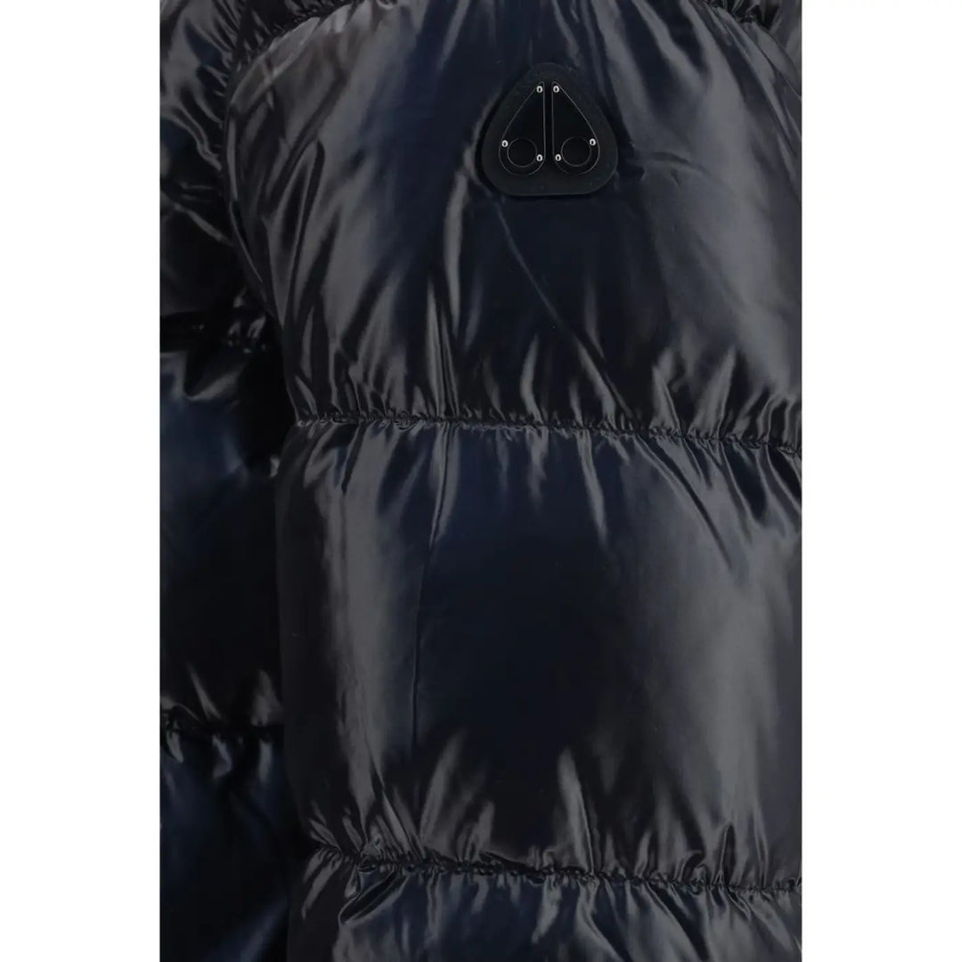 Moose Knuckles Black Nylon Full-length Jacket