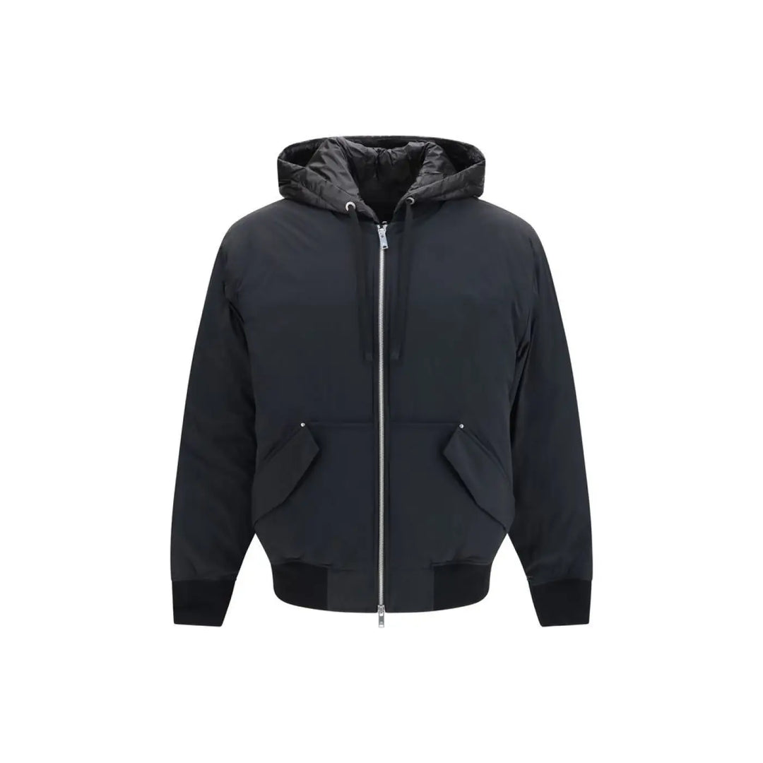 Moose Knuckles Black Nylon Full-length Jacket