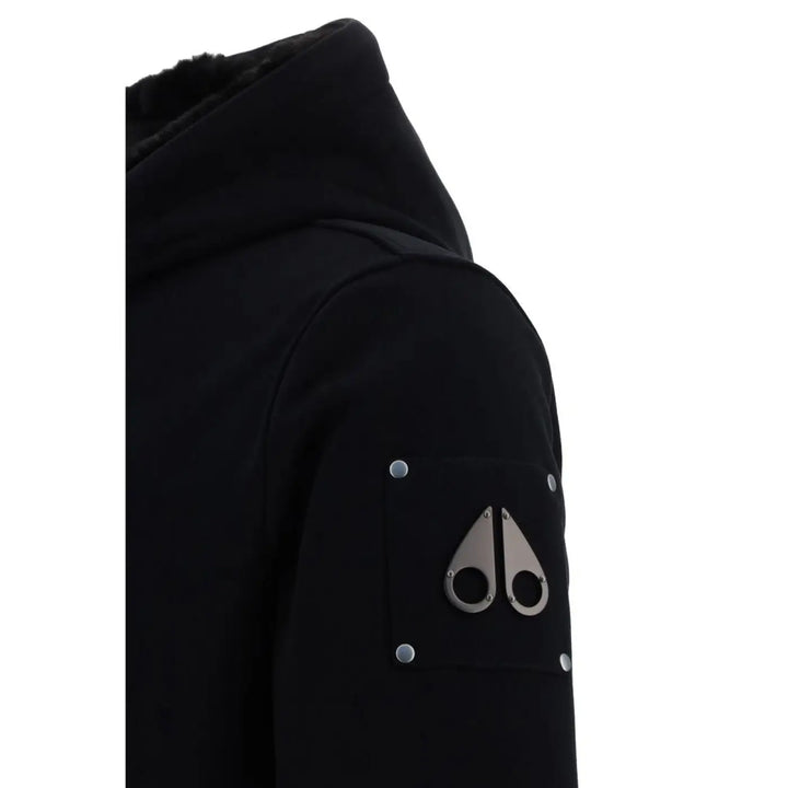 Moose Knuckles Black Polyester Sweatshirt