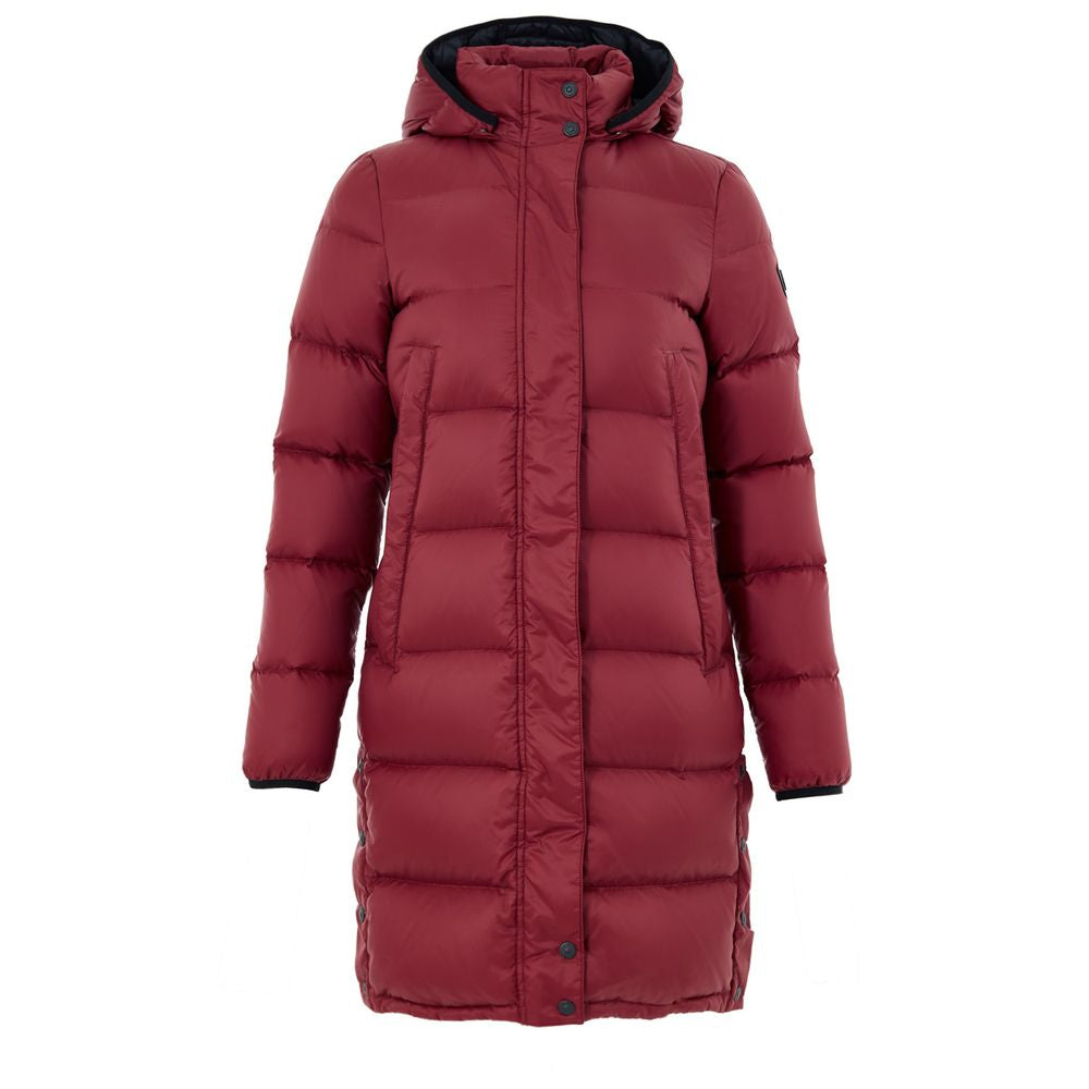 Moose Knuckles Puffer Jackets - Bordeaux Cotton Full-Length Jacket