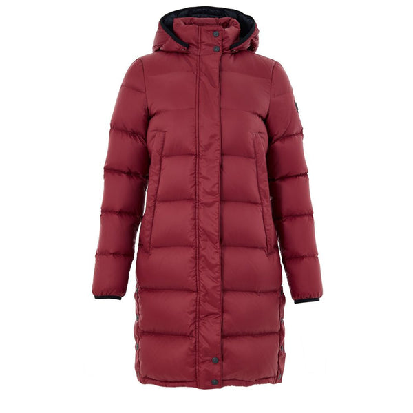 Moose Knuckles Puffer Jackets - Bordeaux Cotton Full-Length Jacket