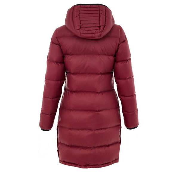 Moose Knuckles Puffer Jackets - Bordeaux Cotton Full-Length Jacket