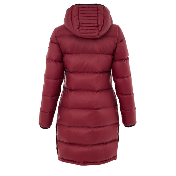 Moose Knuckles Puffer Jackets - Bordeaux Cotton Full-Length Jacket