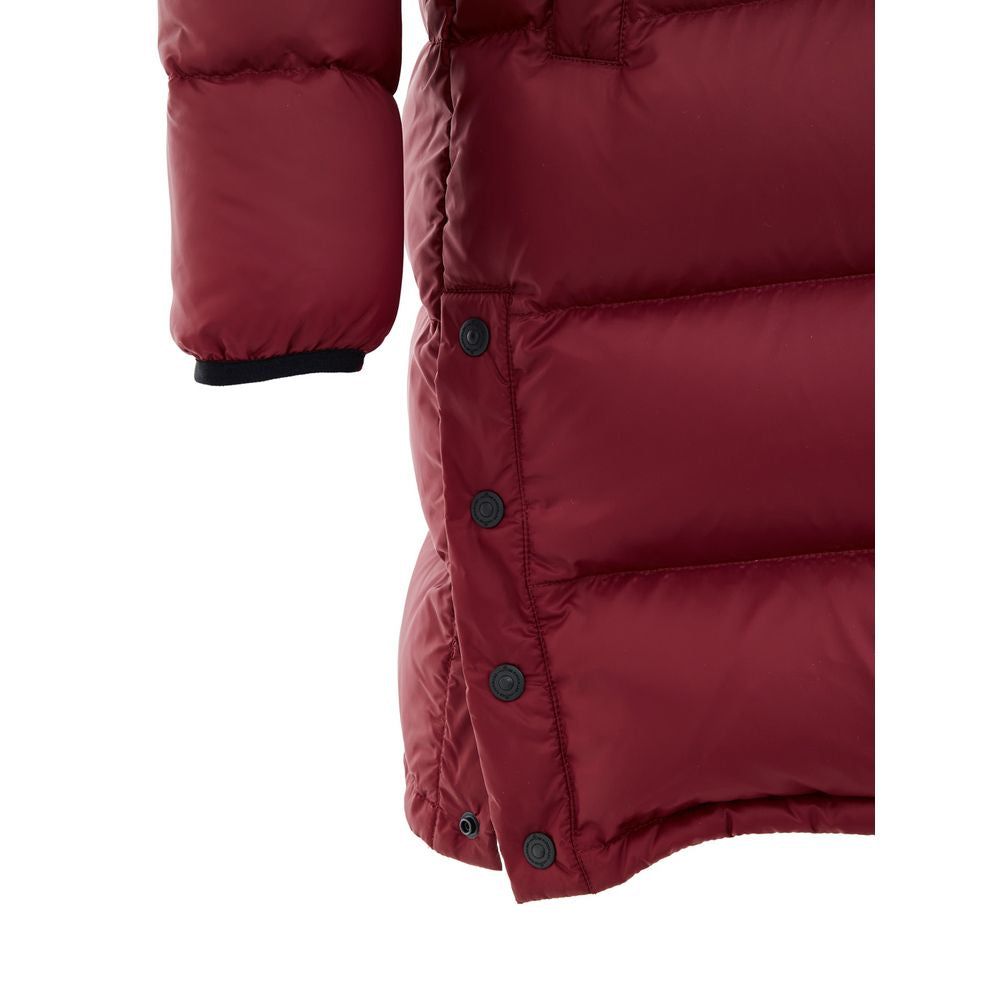 Moose Knuckles Puffer Jackets - Bordeaux Cotton Full-Length Jacket