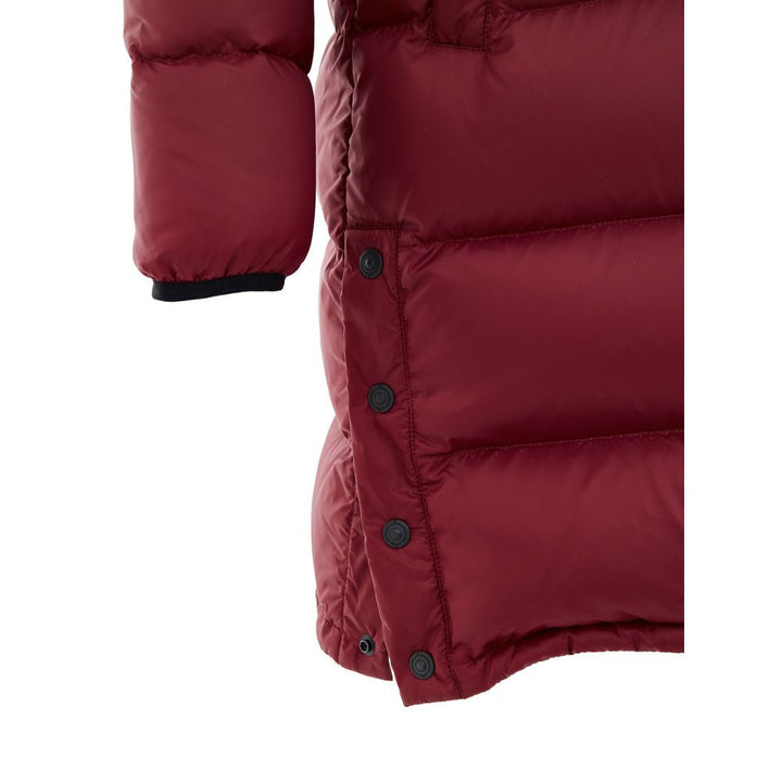 Moose Knuckles Puffer Jackets - Bordeaux Cotton Full-Length Jacket