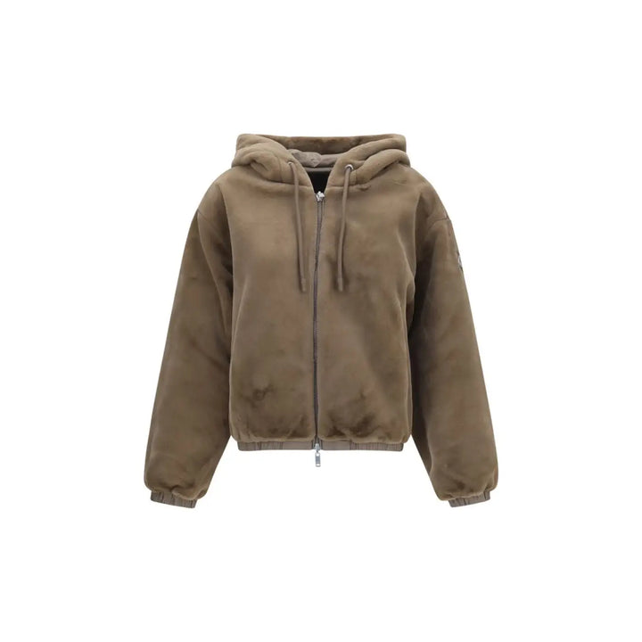 Moose Knuckles Brown Recycled Polyester Sweatshirt